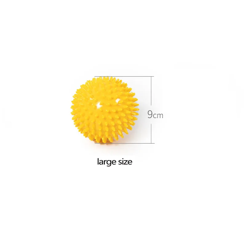 1 Pcs Yoga Massage Ball 9cm Plantar Hedgehog Ball PVC Fitness Fascia Ball Multicolor Muscle Relaxation Grip Ball