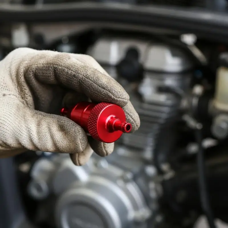 

Универсальный алюминиевый топливный фильтр с ЧПУ 8 мм для мотоциклов, питбайков, квадроциклов, багги, для бензина и топлива