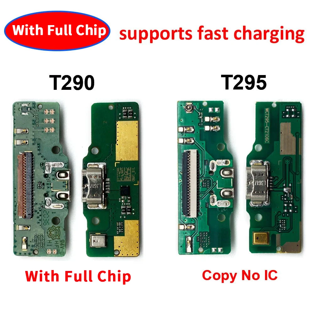 USB Charging Port Charger Dock Connector With Microphone Board Flex Cable For Samsung Tab A 8.0 2019 SM-T290 T290 T295