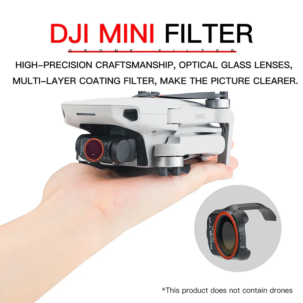 for DJI Mavic Mini 2 Camera Lens Filter Kit Drone Accessories Drone Lens Protector Filter for DJI Mavic Mini 1 2 SE UV/CPL/ND/PL