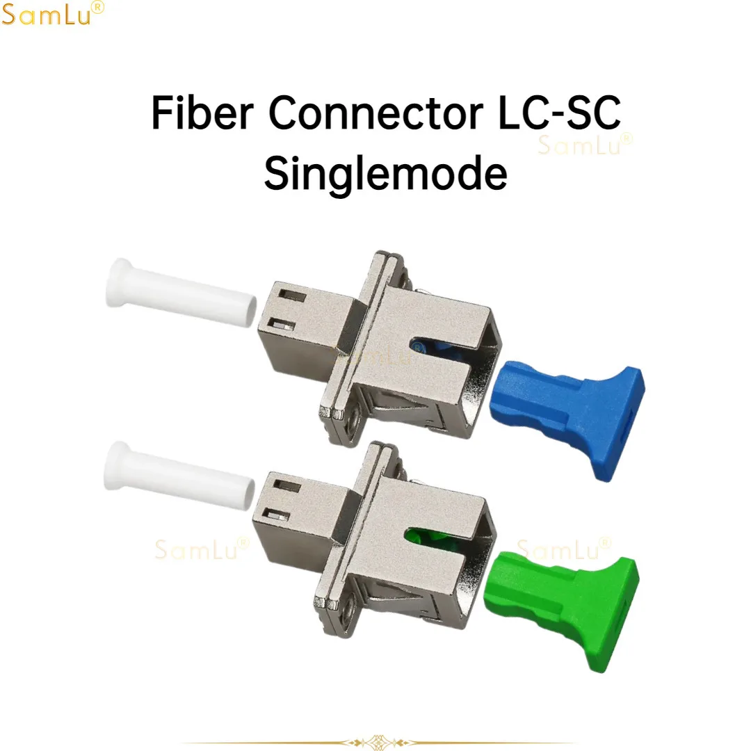 

New HOT SELL Fiber Connector LC-SC Singlemode APC MM Metal Adapter Flange Coupler For Optical Power Meter Special