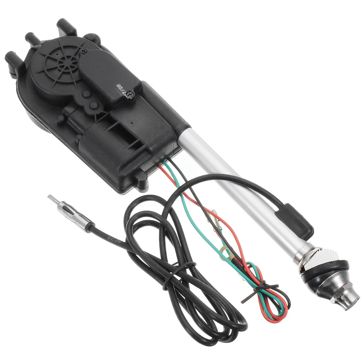 

Car Antenna Kit DC12V Electric Aerial Radio Automatic Antenna Stainless Steel Booster Power Truck Vehicle Antenna Black