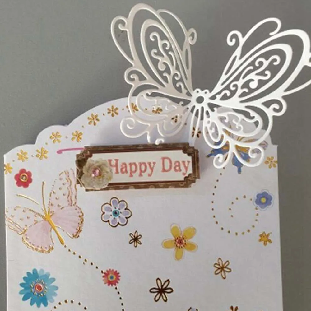 Schmetterlings-Metall-Stanzformen, Schablonen für DIY-Scrapbooking, dekorative Prägung, Handwerksvorlage