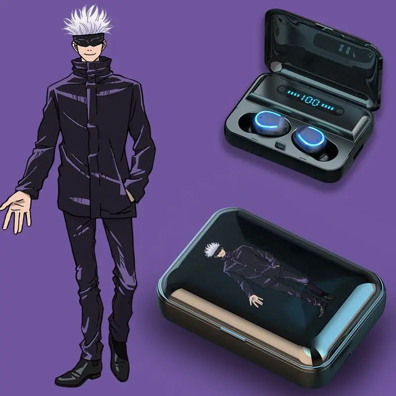 Jujutsu Kaisen Satoru Gojo سماعات رأس لاسلكية ، سماعة رأس للألعاب HiFi ، سماعات أذن للاعبين ، بلوتوث ، جودة عالية ، هدية ، IPX5