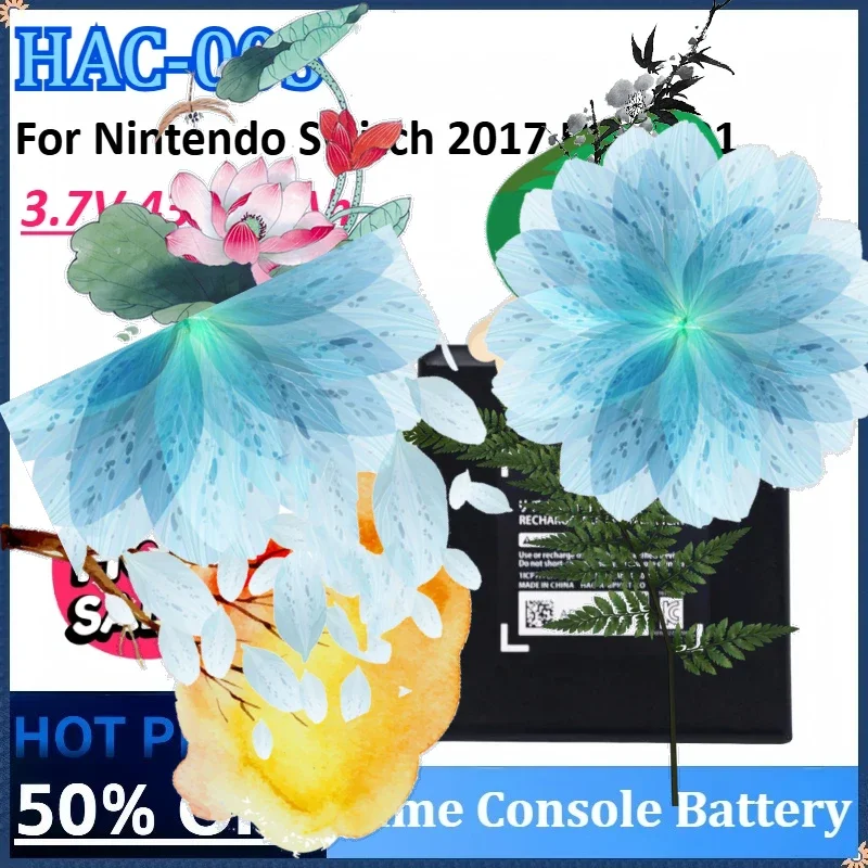 

New 3.7V 4310mAh HAC-003 HAC 003 Game Console Battery for Nintendo Switch 2017 HAC-001 Internal Upgrade High Quality Battery