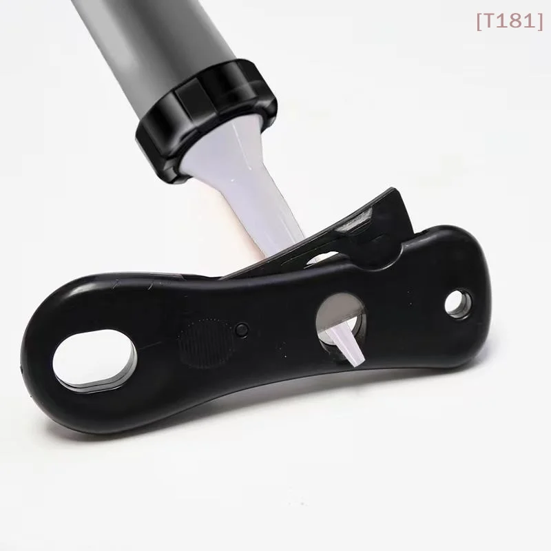 [E] New Design Black Sealant Nozzle Cutter Tool, Sealant Tube Cutter; Sealant Cutting Knife,  Opening Tool