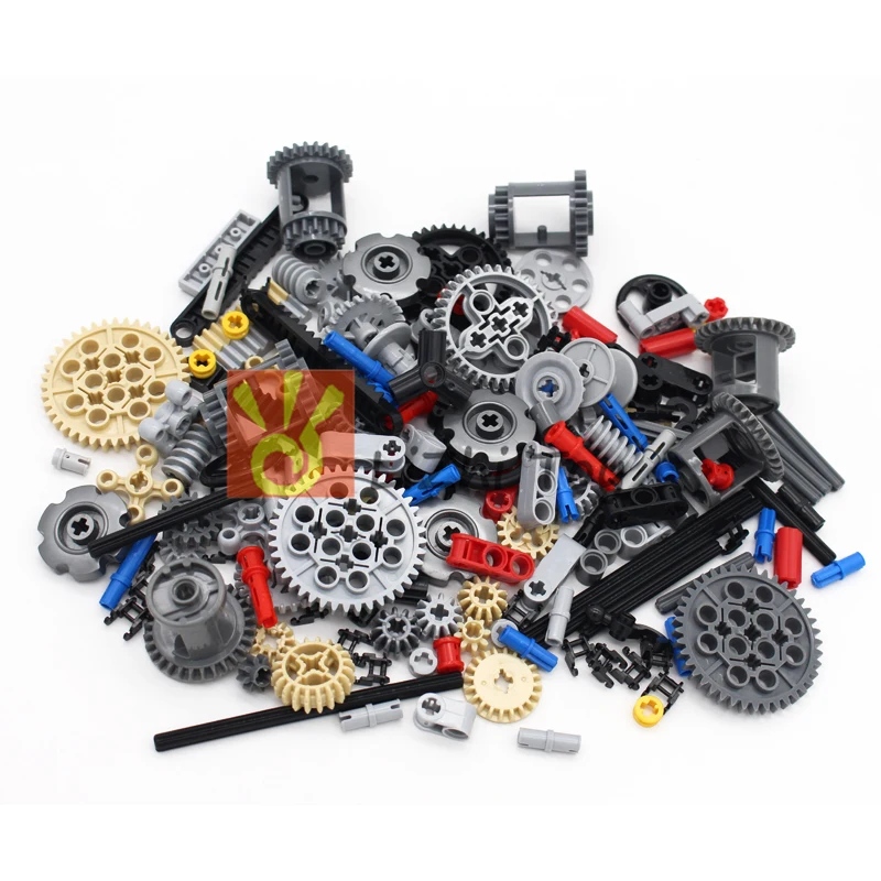 MOC Technical Compatible with Building Blocks Bricks Pin Liftarm Studless Beam Axle Connector Panel Gear Car Mindstorms Toys