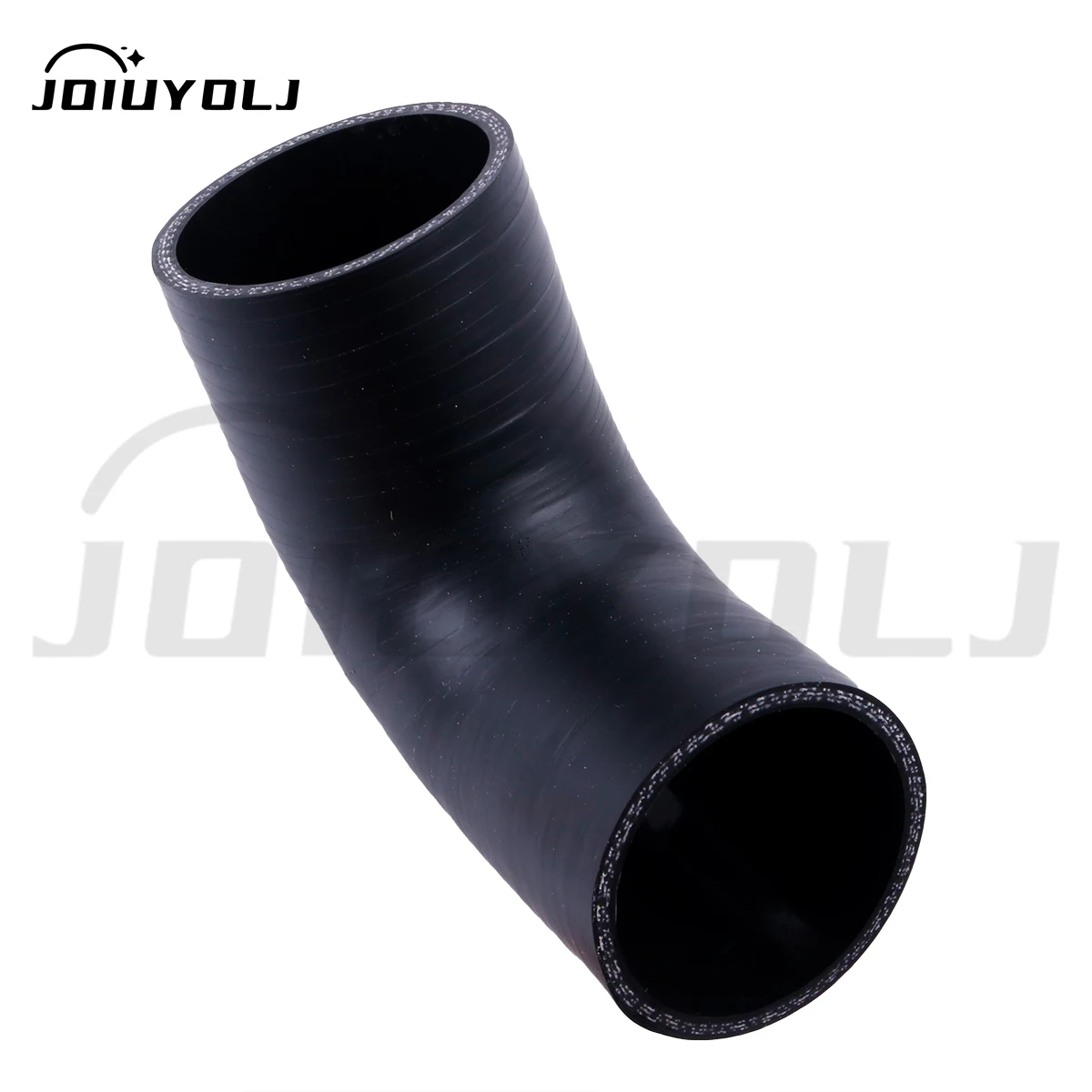 Manguera de tubo de silicona Universal, color negro mate, 4 capas, 90 grados, ID, 76mm, codo, acoplador de manguera de silicona, tubo Intercooler