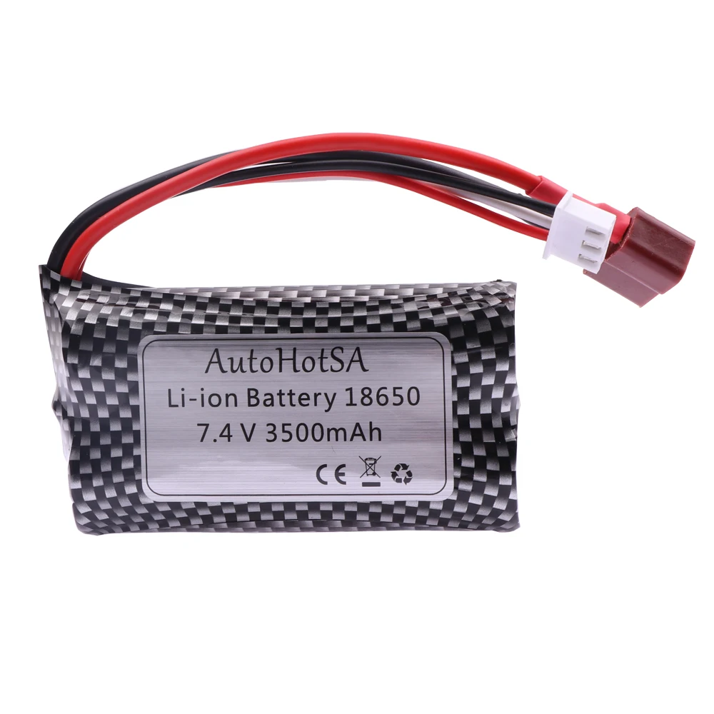 7.4V 3500mAh Lipo battery for Meizhi 2856 Wltoys 144001 12428 12423 12429 12401 12402A XINLEHONG 9125 RC truck cars toys parts