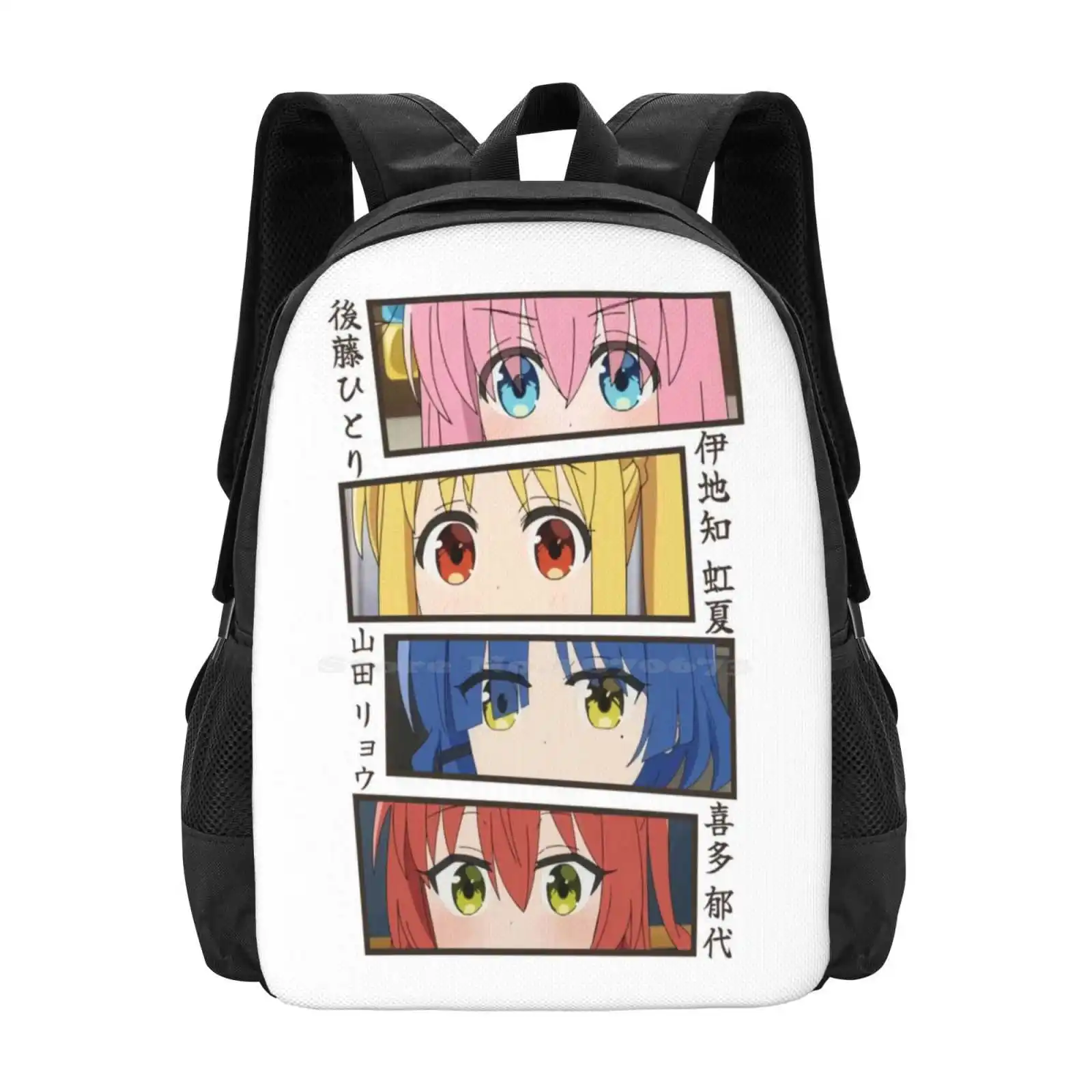 Bocchi The Rock Eyes Hot Sale Schoolbag Backpack Fashion Bags Anime Bocchi The Hitori Gotou Bocchi The Anime Girl Bocchi The