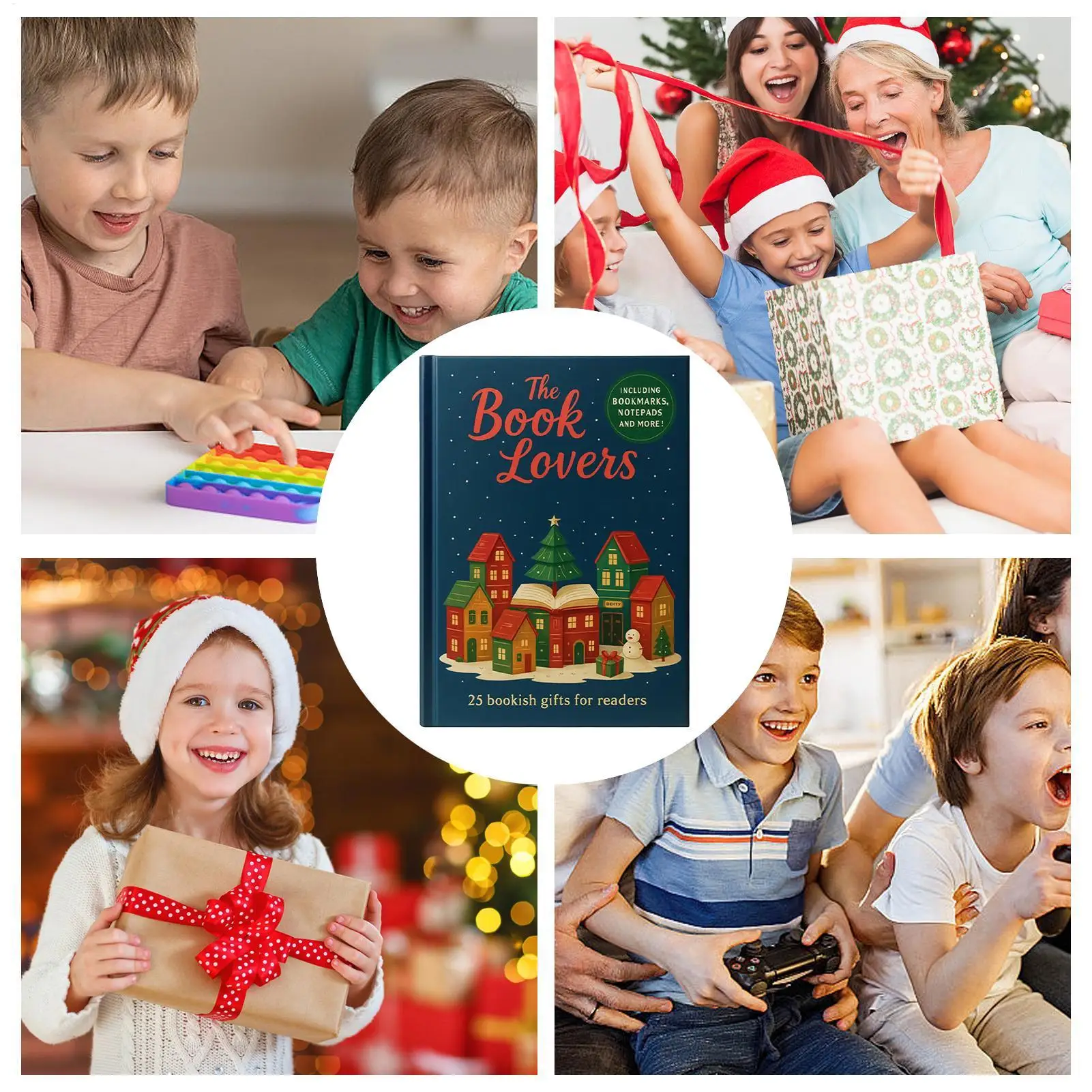 تقويم عيد الميلاد مجيء 2025 25 يومًا لعشاق الكتاب زخرفة العد التنازلي التقويم 2025 هدايا الحفلات الساحرة للقراء المراهقين #3