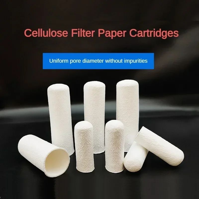 

Cellulose Filter Paper Cartridges Thumb Tube No Impurities Filter Tubes Laboratory Soxhlet Extraction Sleeve Uniform Pore Size