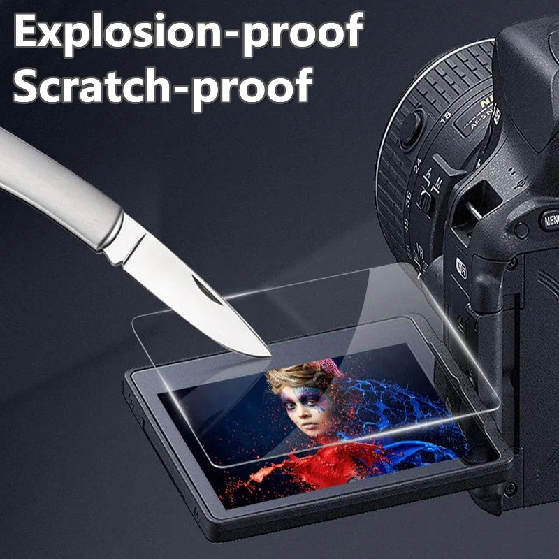 واقي للشاشة من الزجاج المقسى لسوني A6400 A6300 A6000 A5000 NEX-7/6/5 A9 A77 A7R A7 A7s A7II A7III ZV1 RX10 RX100 II III IV