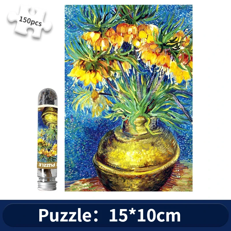 150 Stück Mini Reagenzglas Puzzle Dekompression Spielzeug Zappeln Spielzeug berühmte Mal puzzle für Aldult Familien spiel Lernspiel zeug