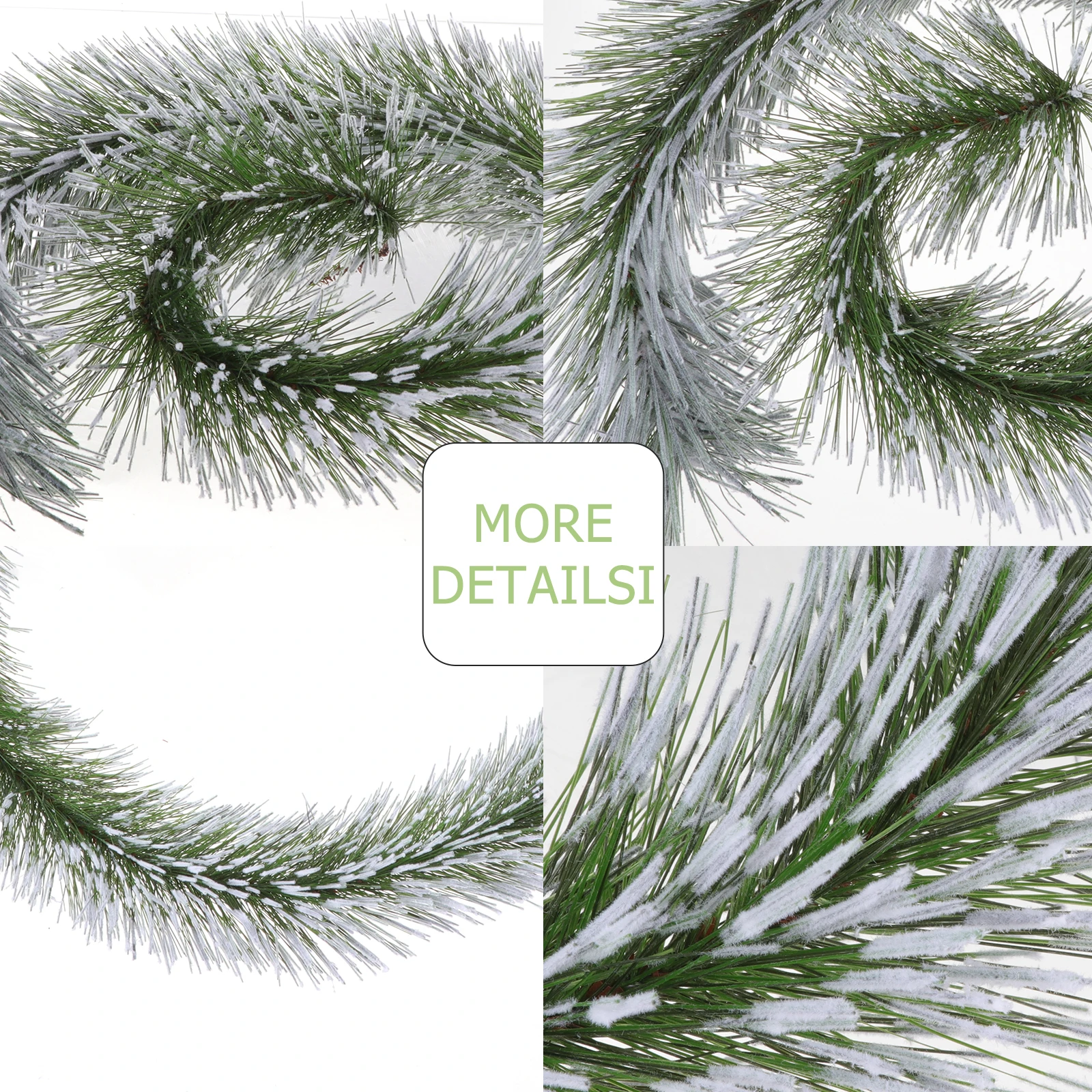 

Home Decor Simulated Pine Needle Rattan Christmas Garland Xmas Decorations Green