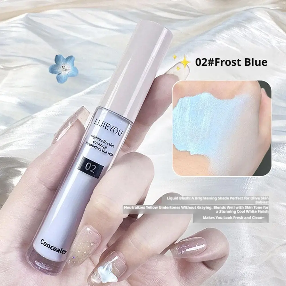 Moisturizing Liquid Highlight Concealer,Long-Lasting Brightening Stick for Face Contouring,Spot&Blemish Cover 3D Contour Makeup