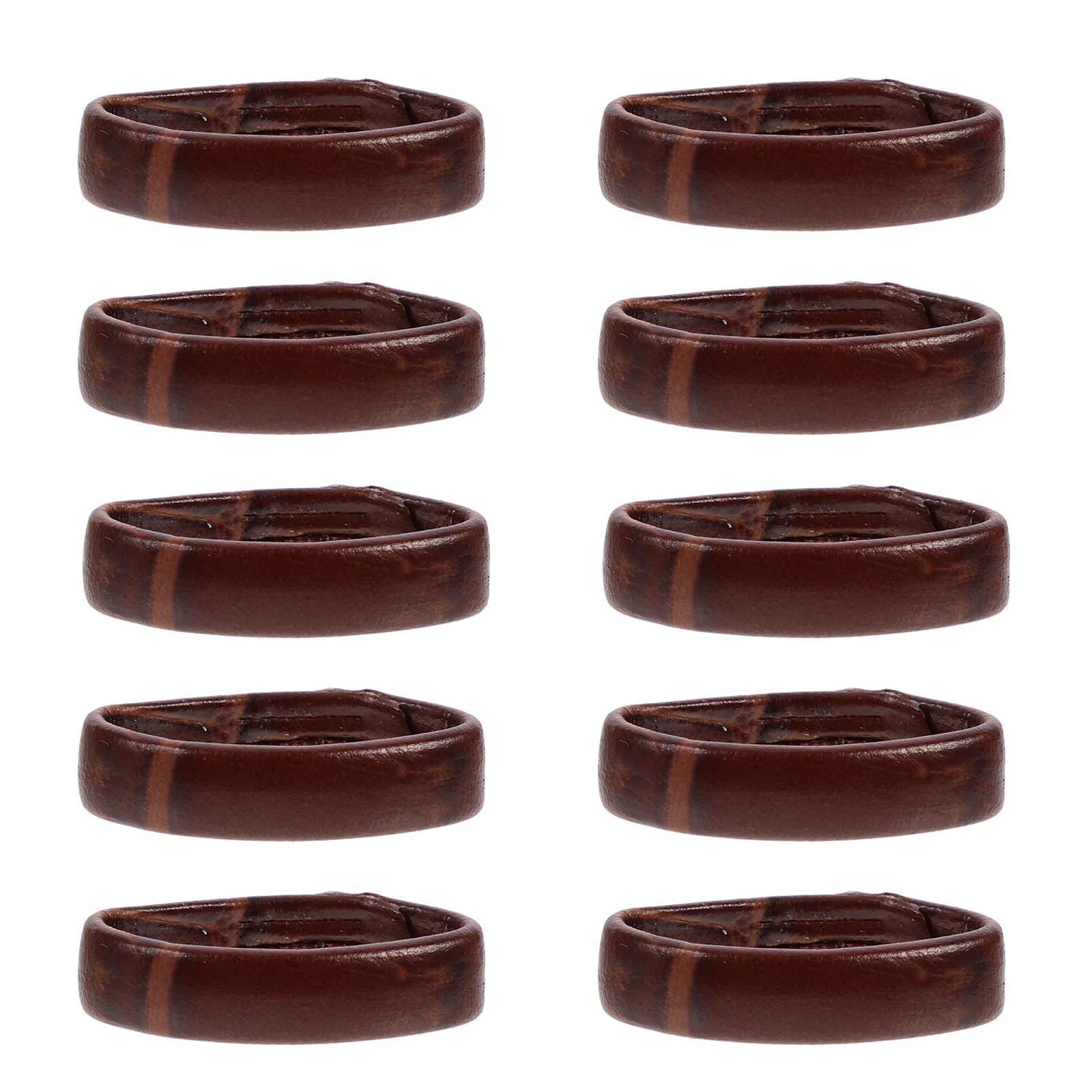 

10Pcs Durable Watch Band Loops Replacement Easy Slide on Secure Fasteners Smooth Texture Watch Hoops