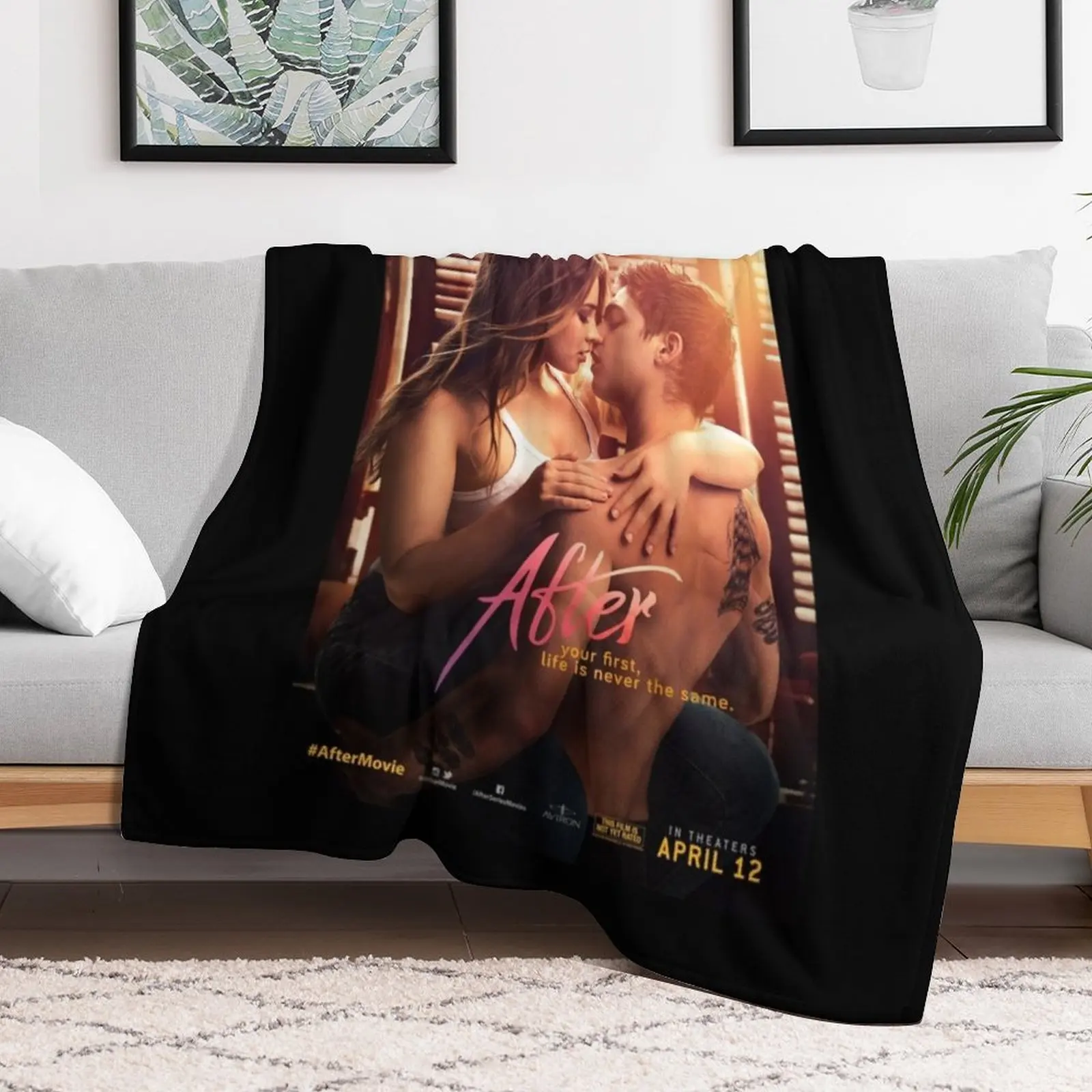 

After Movie Throw Blanket for sofa Large manga Blankets