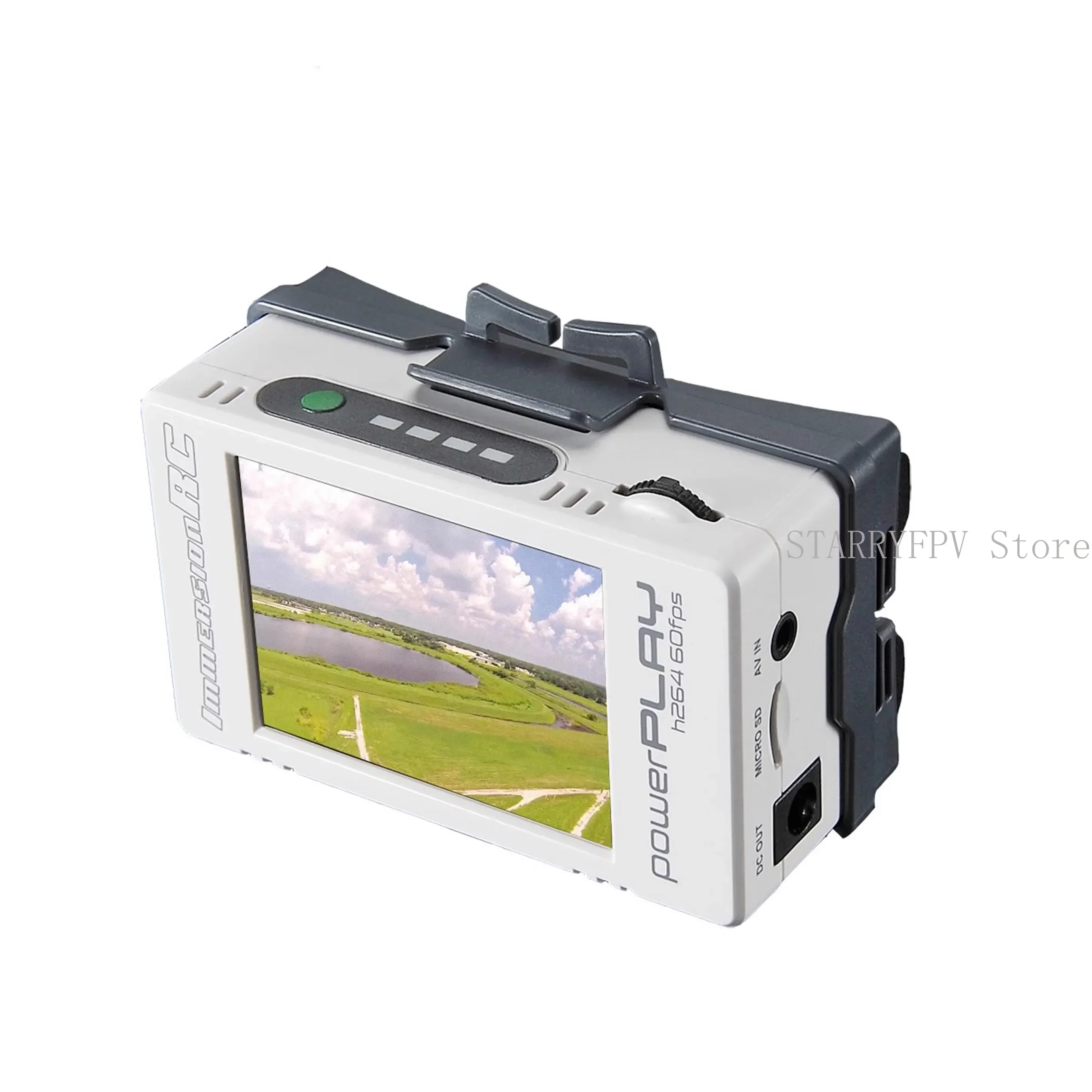 ImmersionRC PowerPlay FPV OR DVR with H264 Encoding 60FPS High Data Rate 6cm LCD Display Built-in for FatShark Model