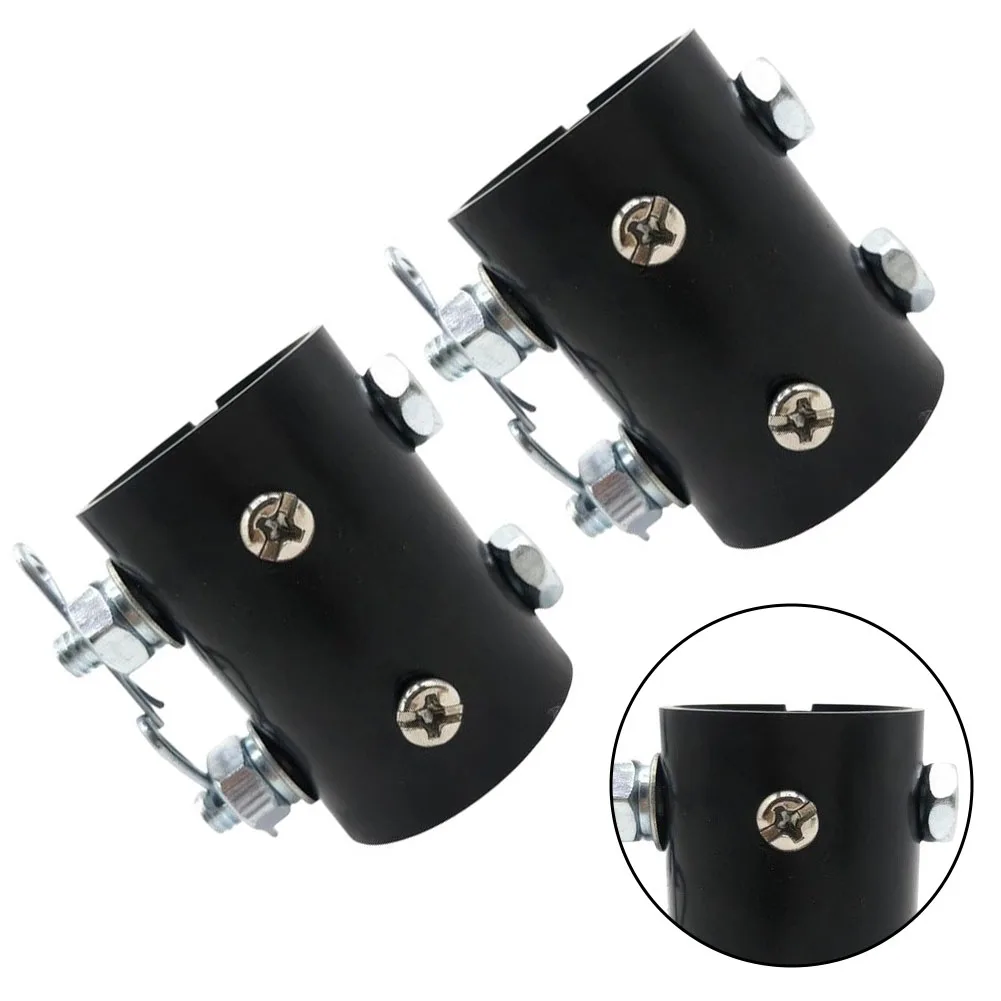 2pcs Ceiling Fan Rod Connector 2mm Thickened Steel Multi-Rod Connection For Ceiling Fan Tool-Free Installation Metal Connector