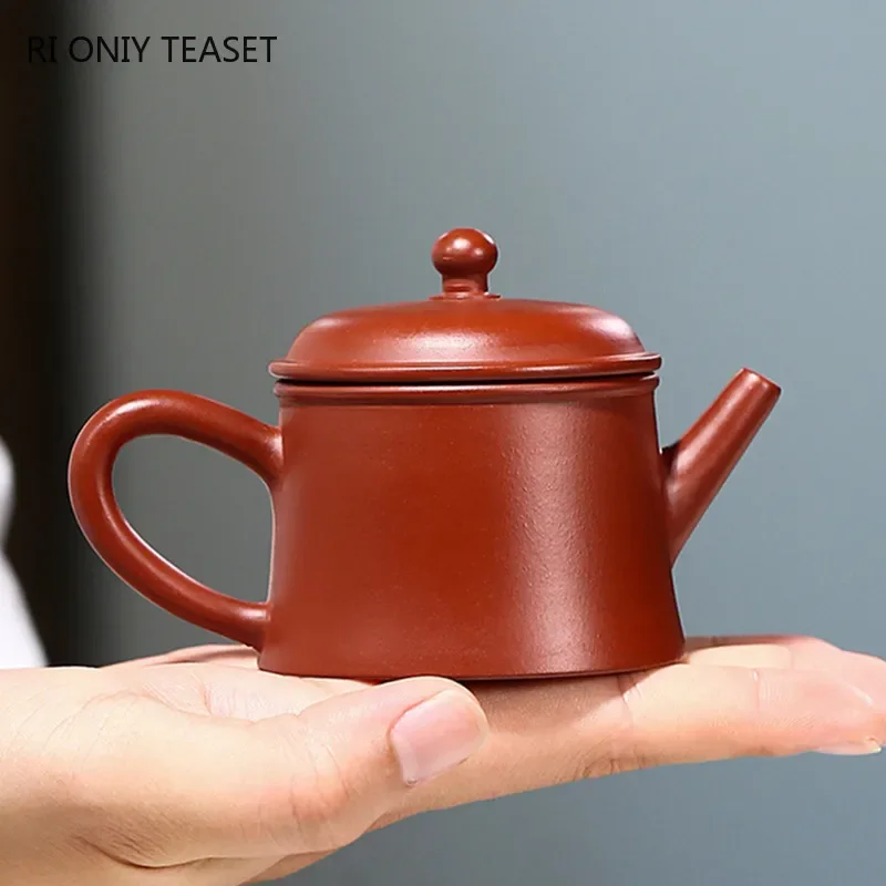 75ml Yixing Purple Clay Teapot Small Capacity Famous Handmade Tea Pot Raw Ore Dahongpao Kettle Chinese Zisha Tea Set Gifts