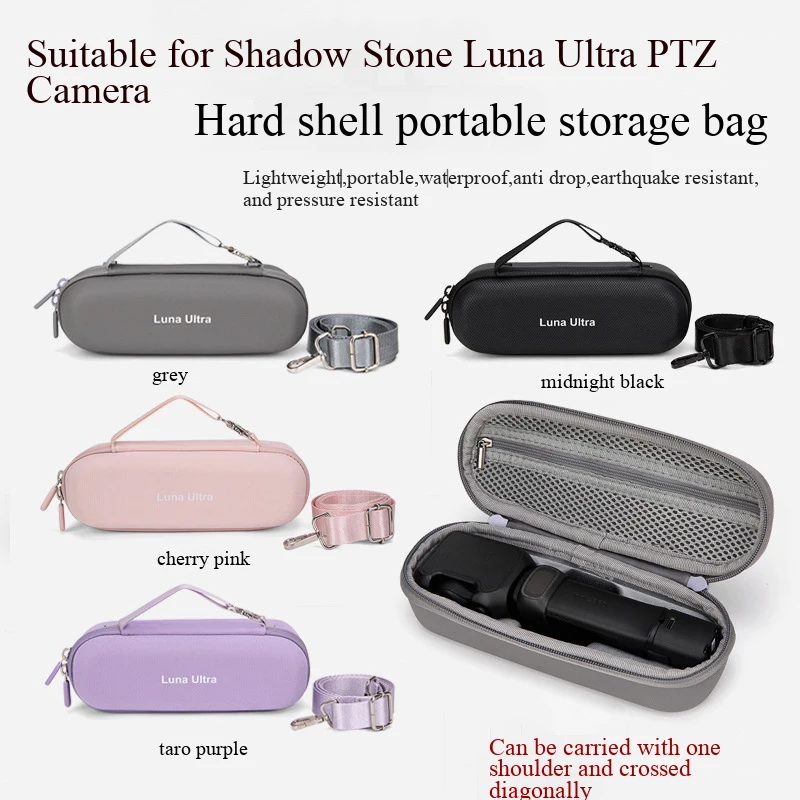 Sac de rangement pour caméra Insta360 Luna Ultra, boîte rigide, sac à bandoulière portable, pochettes pour accessoires, étui, valise