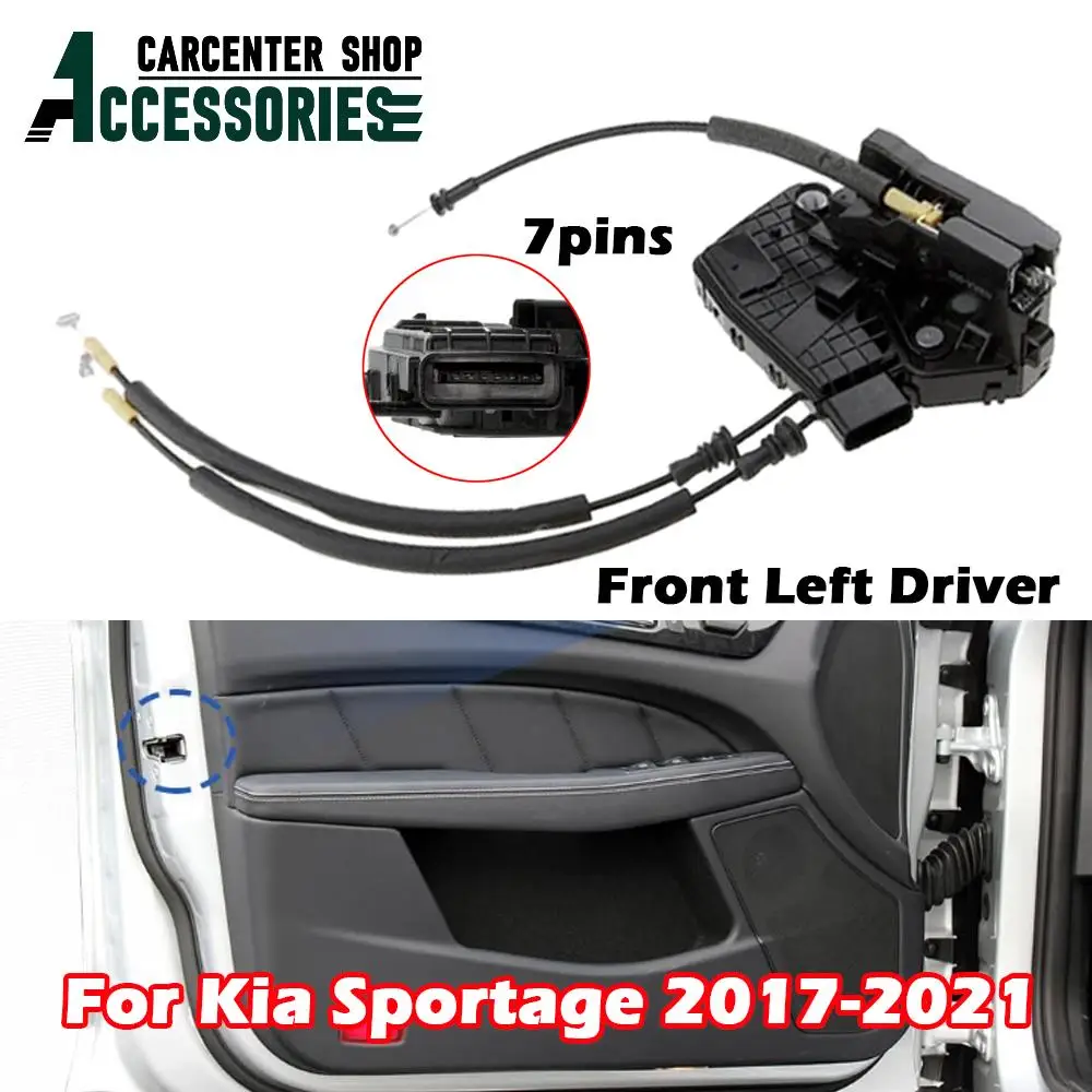 Door Lock Actuator Latch Fron Left Driver Side for Kia Sportage 2017 2018 2019 2020 2021 2022 81310-D9010 81410-D9000