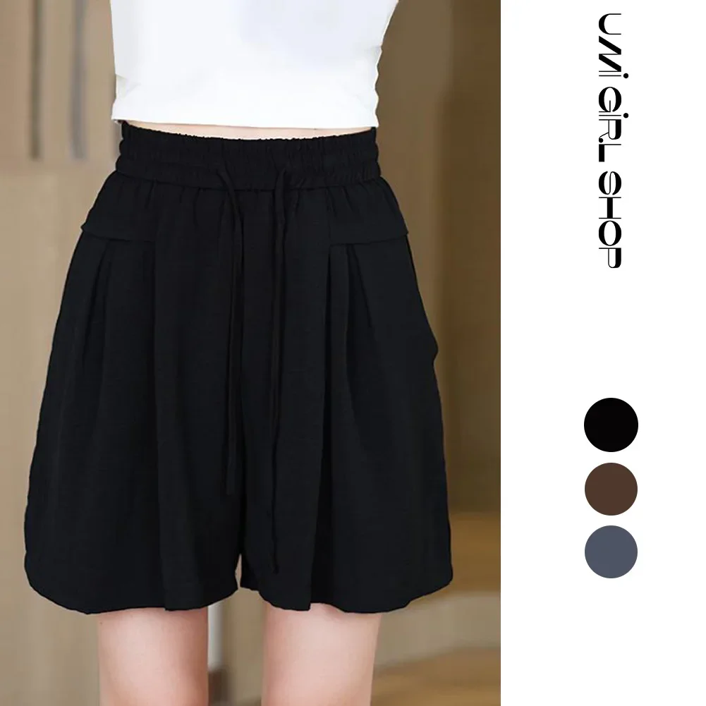 Casual Outfits Breathable Loose Shorts Comfortable Everyday Shorts Available In Black, Grey, Coffee Daily Wear
