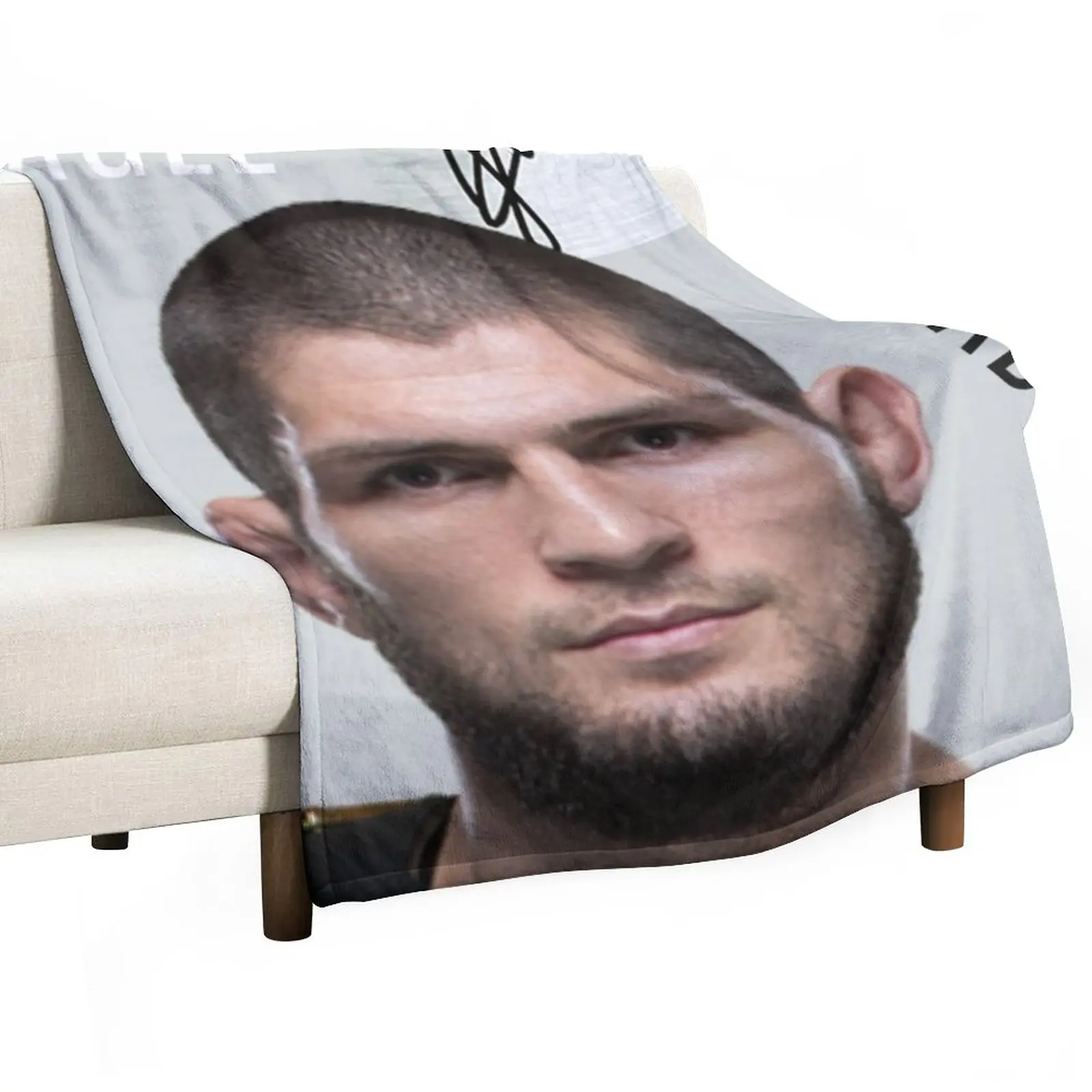 

Khabib Nurmagomedov The Eagle MMA Champion Throw Blanket Moving Blanket manga Nap Blanket