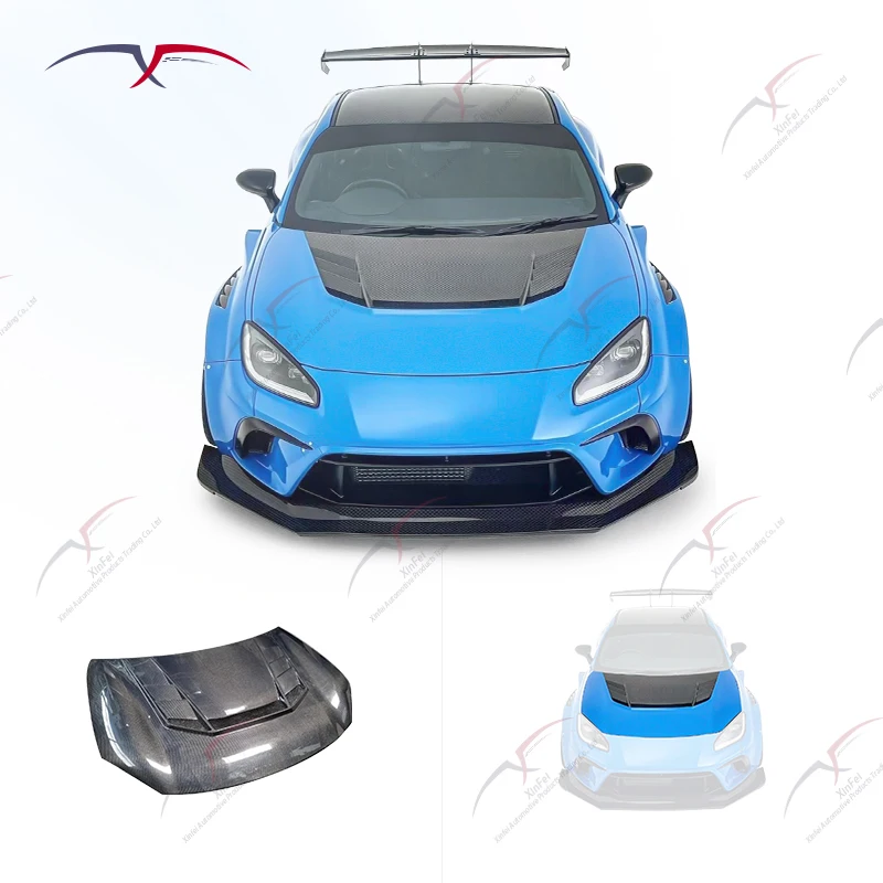 

XINFEI Car Engine Hood Modification Carbon Fiber Car Engine Hood 03 for GR86 Subaru BRZ Body Kit Upgrade