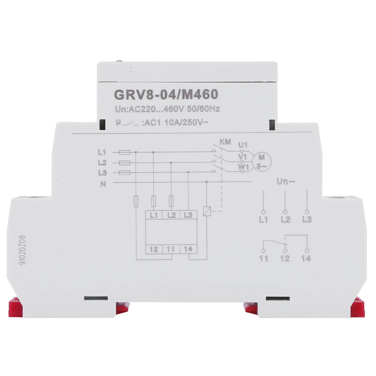 GRV8-04 M460 3-Phase Voltage Monitoring Relay Phase Sequence Phase Failure Protection Voltage Control Relay