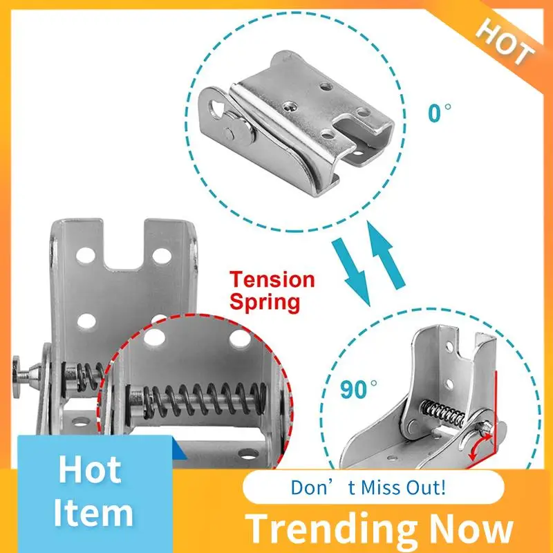 ABNL Folding Table Legs Bracket 90° Lock Extension Self Lock Hinges For Folding Feet Folding Kitchen Bed Folding Tables