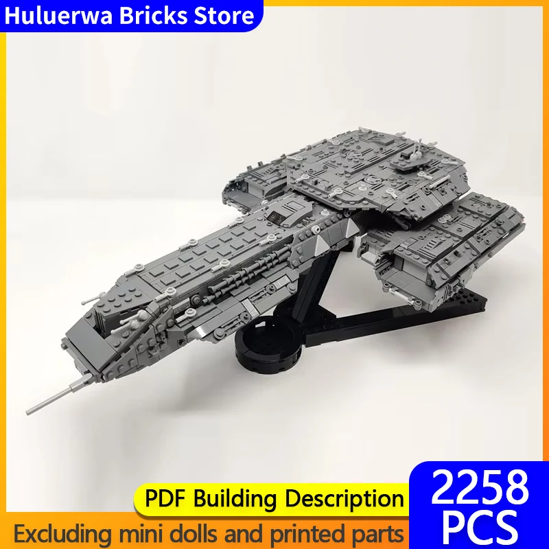 Popular Movie Model MOC Building Bricks Space Aircraft Carrier Modular Technology Gifts Holiday Assemble Children Toys Suit