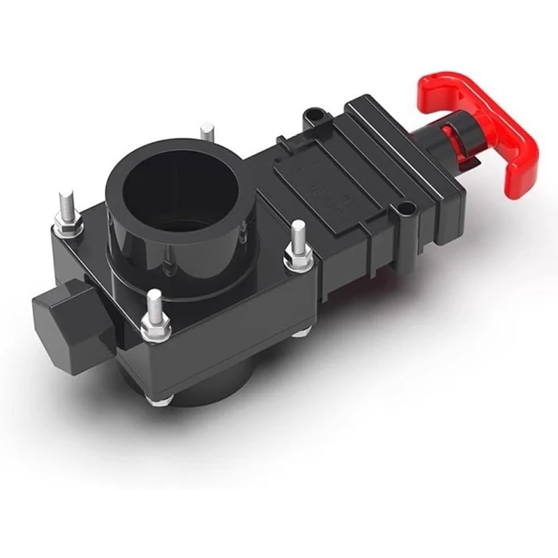 RVs Sewer Gate Valve Shut Off Valve W/ Leak Proof Cap Pull Type Waste Hose Valve For Caravan Motorhome Toilet Waste Water System view 6
