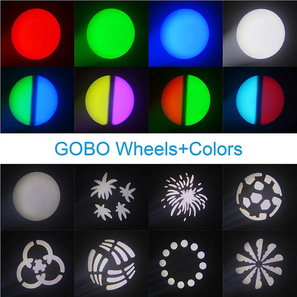 BETOPPER 10W Professional Disco light 7 Gobos small body with beautiful pattern create perfect visual effect for Bar Wedding ect