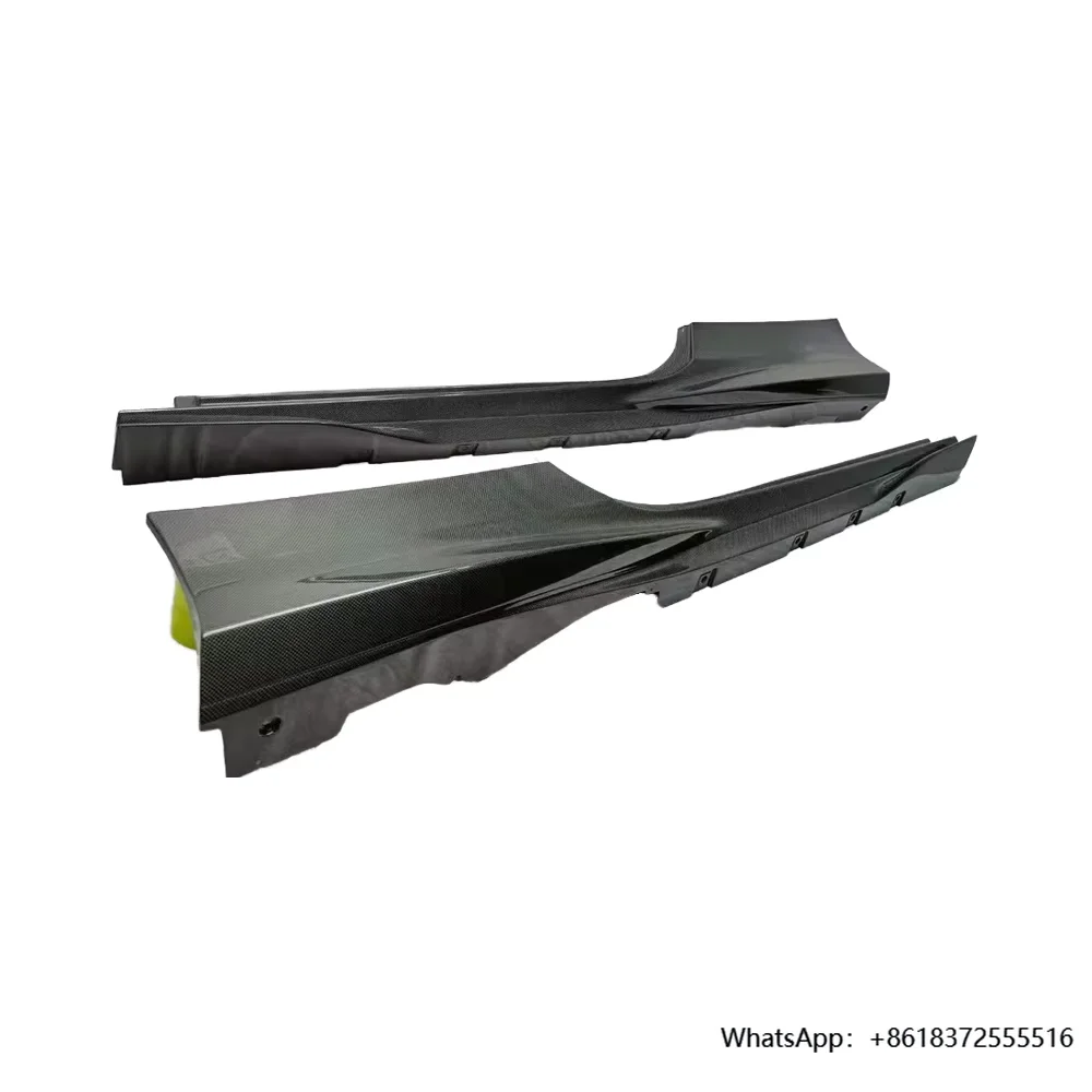 

Ferrari F8 OEM Style Automotive Accessories Dry Carbon Fiber Upgrade Auto Parts Body Kits Side Skirt for Ferrari F8