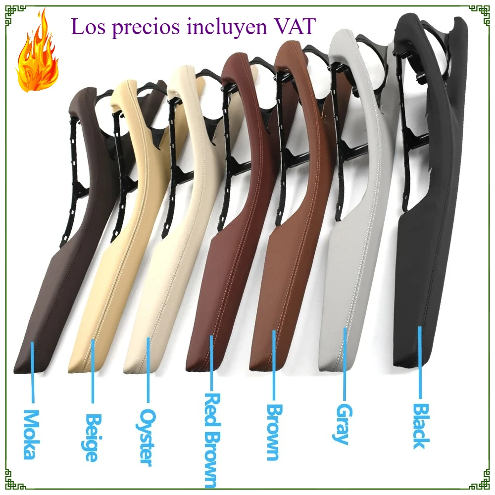 إطار جلدي لمسند ذراع الباب LHD RHD لسيارة BMW 5 Series F10 F11 F18 520-535، دعامة دعم داخلية #1