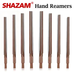 SHAZAM 1: 50 alesatore manuale a scanalatura dritta alesatore a perno conico in acciaio ad alta velocità alesatori estesi 3.0-16.0mm per lega di alluminio di legno