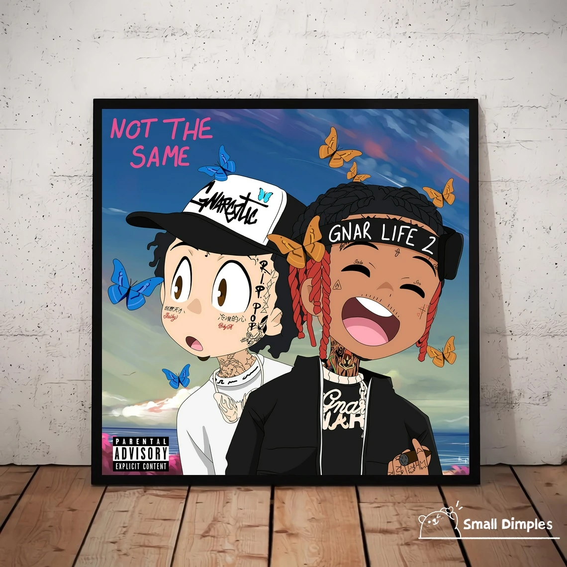 Lil Gnar Not The Same Music Album Poster Canvas Art Print Home Decoration Wall Painting (No Frame)