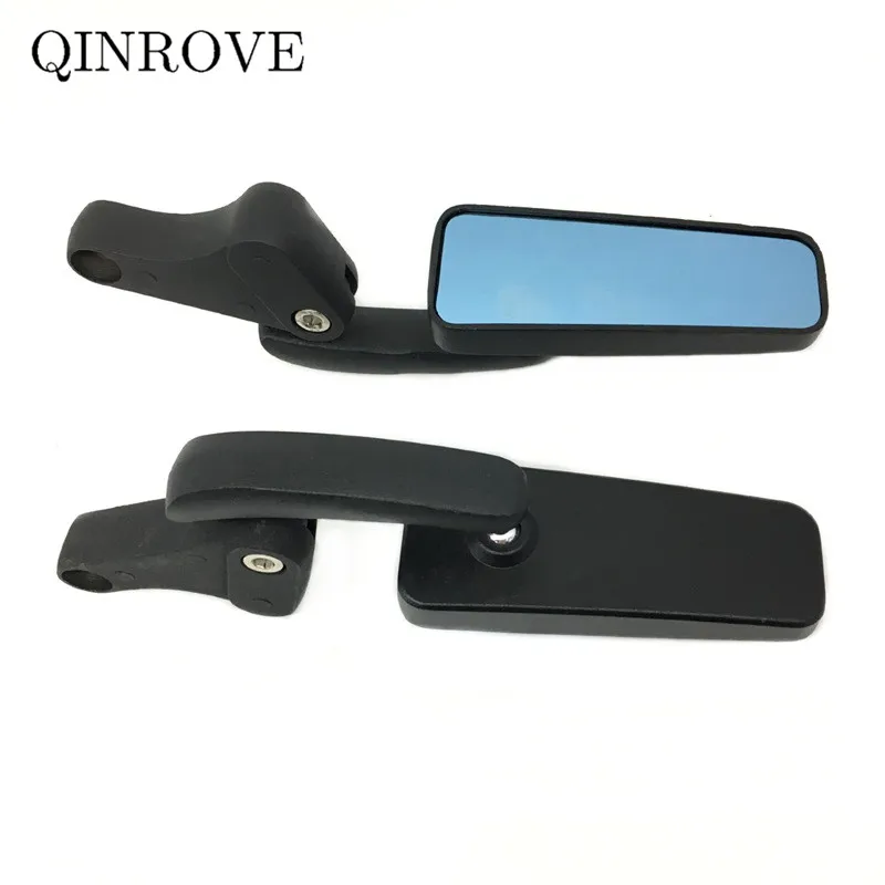 Universal 8 10MM Iron Motorcycle Rearview Mirror Blue Glass Mirror For CFMOTO 150 NK 450MT 800NK 250NK 450NK Kawasaki Z400 Z750