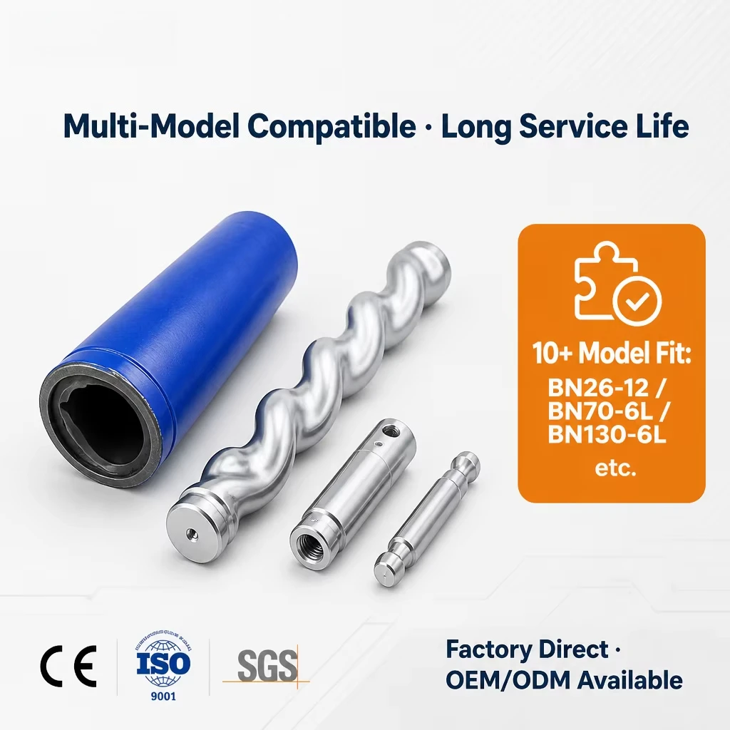 RT BN26-12 Progressive Cavity Pump Parts 316 Stainless Steel Rotor Rubber Stator CE ISO SGS Certified OEM ODM Spare Kit