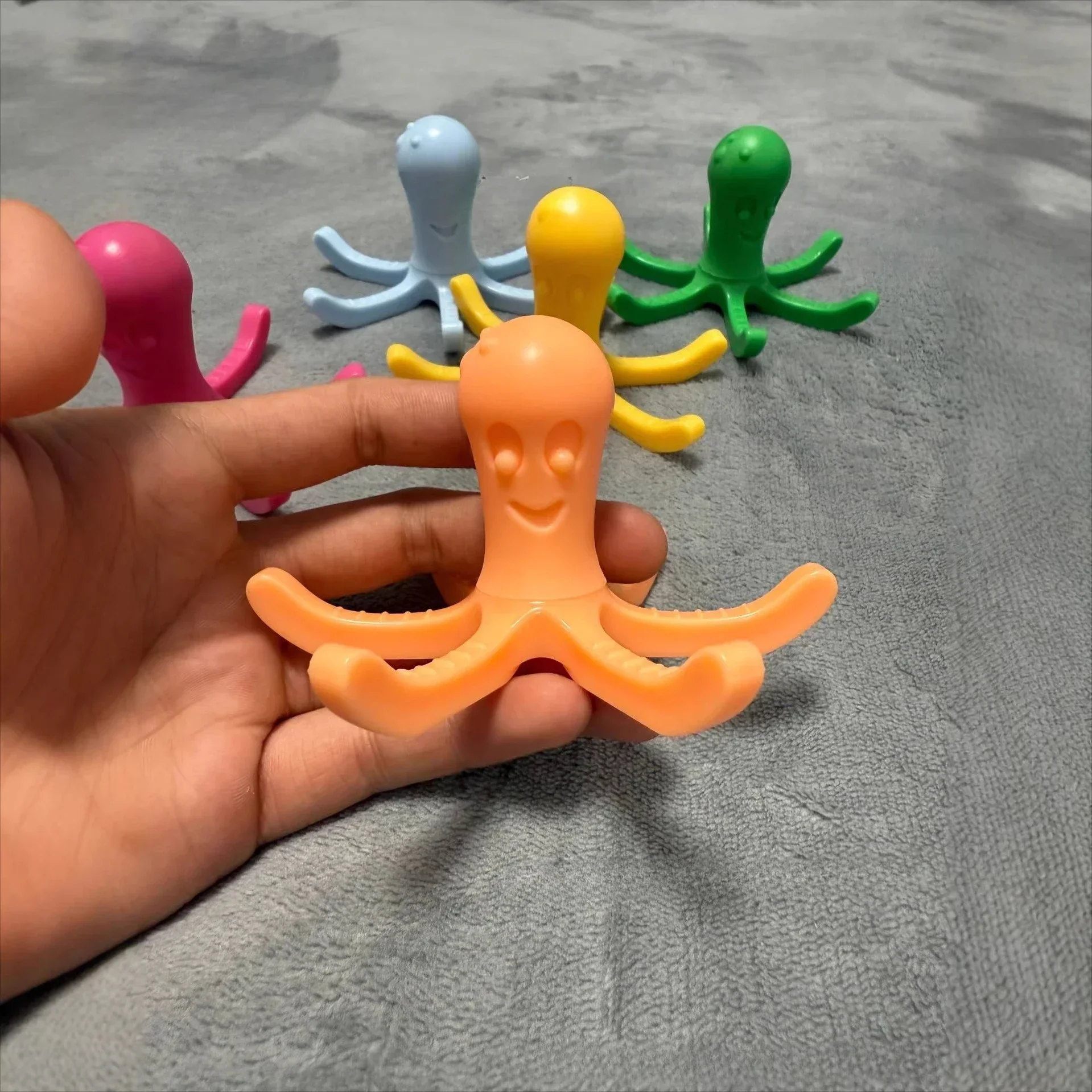 Creative Octopus Shaped Cup Drying Rack, Multi-Color Household Kitchen Bottle Mug Glass Drain Storage Holder, Anti-Slip Tabletop Decorative Organizer Rack, Practical Countertop Utensil Storage Gadget for Home Kitchen Bar