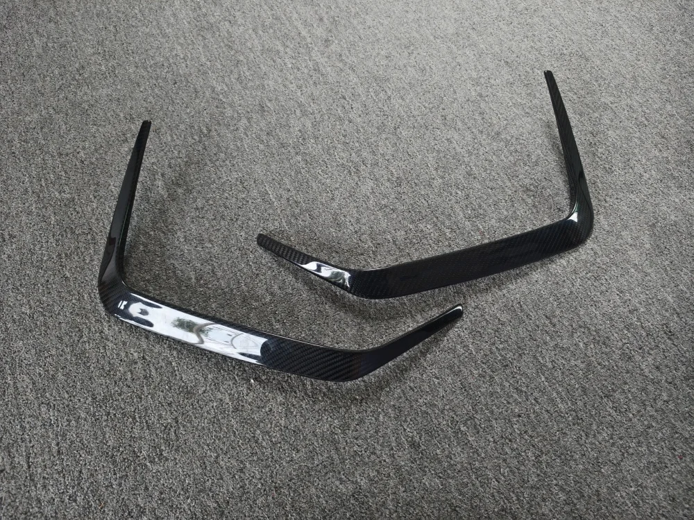 

New Aul Style Dry Carbon Fiber Rear Wind Blade Rear Fog Light Decoration Suitable for BMW X6M
