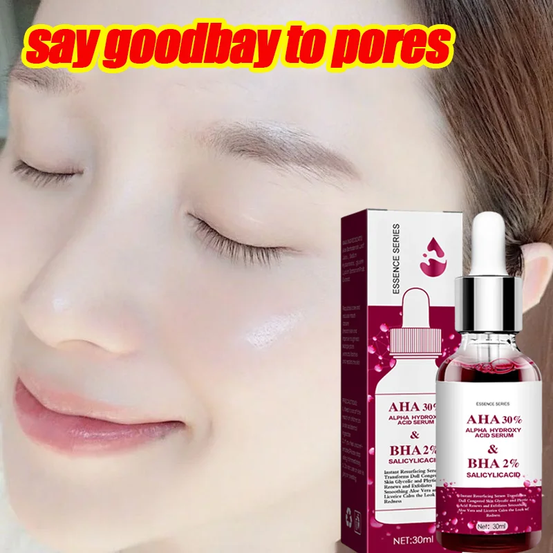 

Shrink Pores Serum Salicylic Fruit Acid Face Remove Blackheads Oil Control Gel Whitening Moisturizing Smooth Skin Care Products