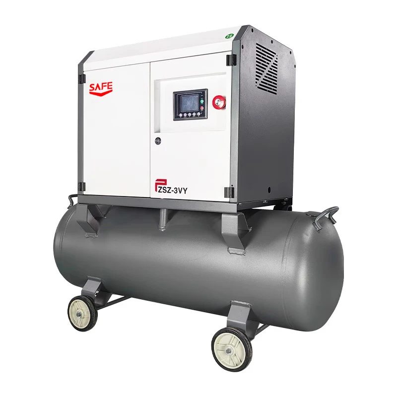 

SAFE High Quality Wholesale Customized 2.2kw 3kw 4.5kw 7.5kw 8bar 10bar Portable High Pressure Screw air Compressor