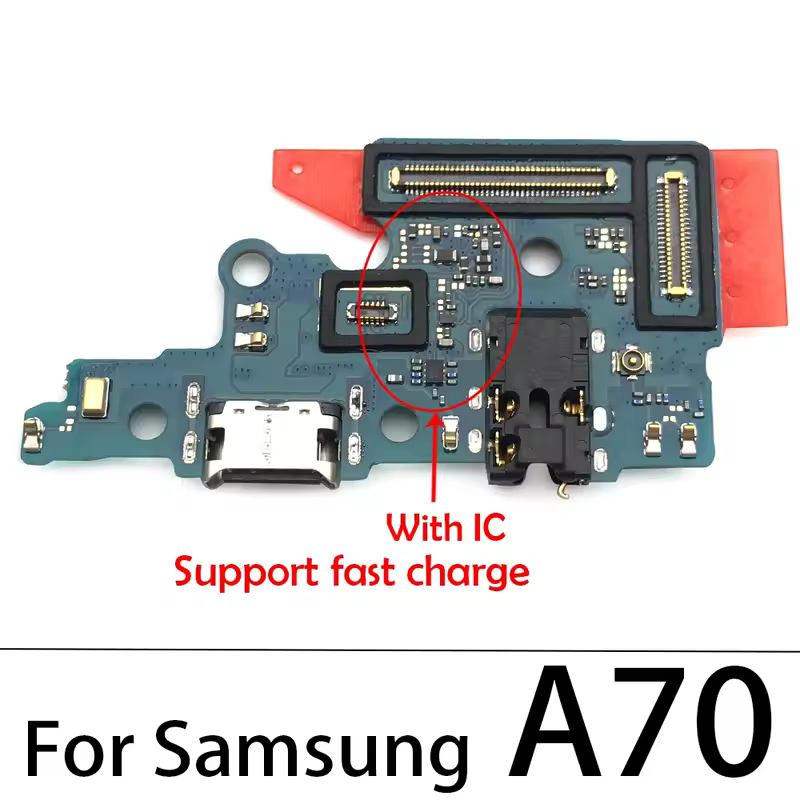 USB Charger Charging Port For Samsung A71 A70 A51 A50 A41 A40 A31 A30 A21S A20 A60 A10 Dock Connector Microphone Board - Image 16