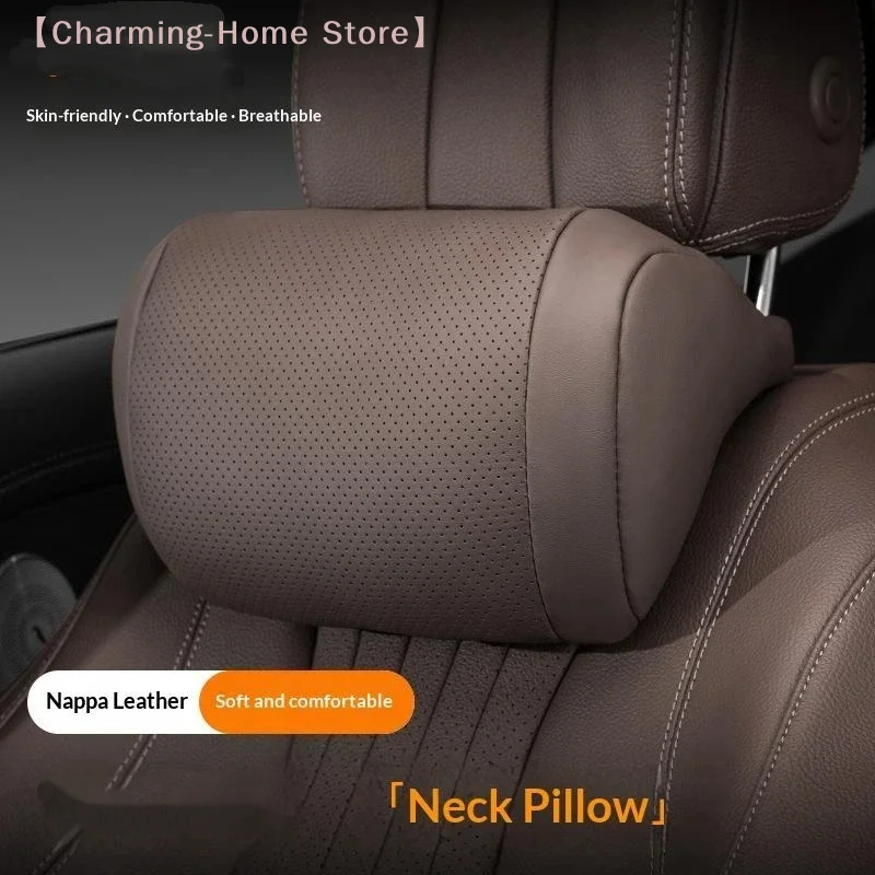 【M】Universal Car Seat Headrest Neck Pillow, 3D Ergonomic Travel Neck Rest, Soft Fluffy Comfortable Neck Support, Neck Protection