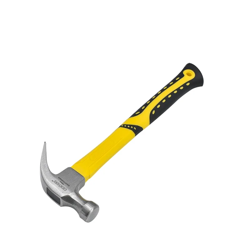 Striking Hand Tool 8OZ/16OZ/20OZ American Type TPR Handle Carbon Steel Claw Hammer
