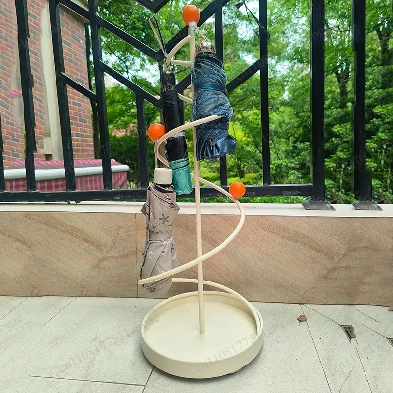 Umbrellas Storage Rack Elegant Iron Umbrellas Holder Metal Umbrella Stand Entrance Home Umbrella Hanger Modern Luxury Drain