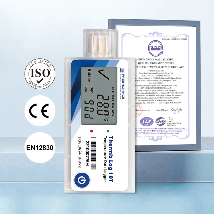 3PCS Freshliance High Accuracy With LCD Display Data Logger Digital Recorder USB Temperature Data Logger